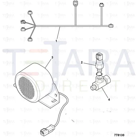 JCB Part No.# 2410/1311, BLIND GROMMET - JCB Spare Parts