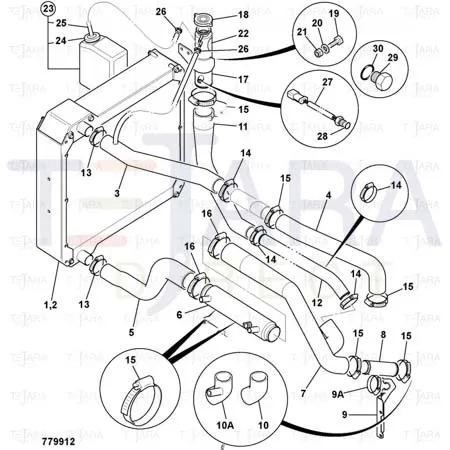 JCB Part No.# 834/11194, JCB-HOSE - JCB Spare Parts