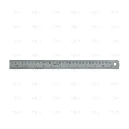 FLEXIBLE STAINLESS STEEL RULER GRADUATION IN MM AND INCHES 2000 X 38 X 1,8 - EGA Master