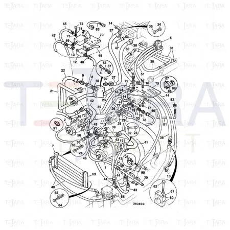 JCB Part No.# 821/00405, CIRCLIP-INTERNAL - JCB Spare Parts