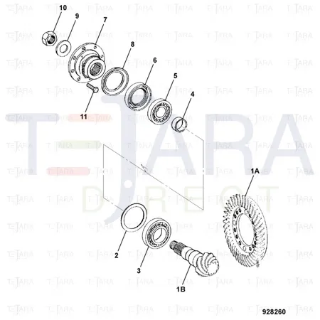 JCB Part No.# 332/C3356, Seal shaft - JCB Spare Parts