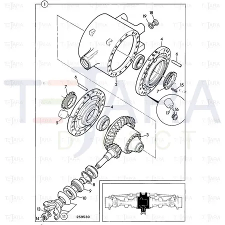 JCB Part No.# 921/53400, SPACER KIT (60 ONE = 1 EA) - JCB Spare Parts