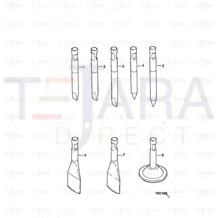 JCB Part No.# 903/03201, TOOL - MOIL (HM260) - JCB Spare Parts