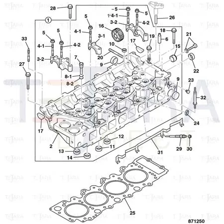 JCB Part No.# 02/801196, Insert seat inlet - JCB Spare Parts