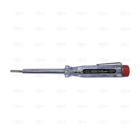 SCREWDRIVER VOLTAGE TESTER 140 X 65 X 3 MM 100 -250 V WITH CLIP - EGA Master