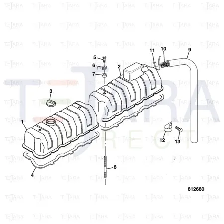 JCB Part No.# 02/950351, Gasket - JCB Spare Parts