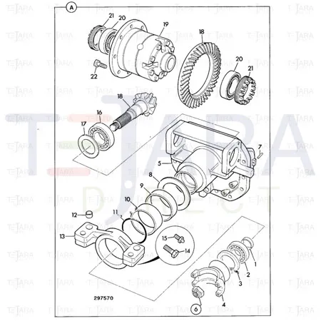 JCB Part No.# 448/26304, WASHER - THRUST - JCB Spare Parts