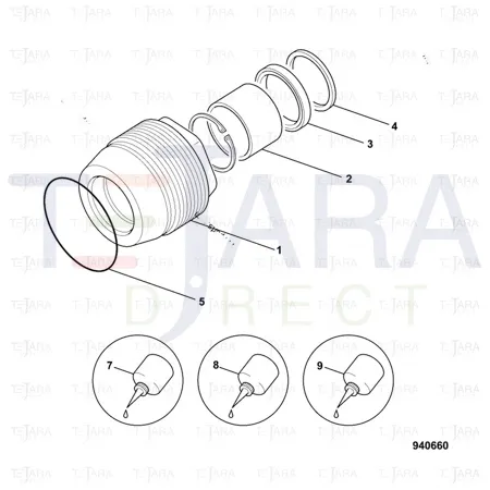 JCB Part No.# 4104/0200, ANAEROBIC ACTIVATOR 150ml Aerosol - JCB Spare Parts