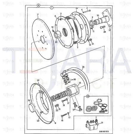 JCB Part No.# 190/20100, HOSE REEL - JCB Spare Parts