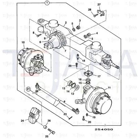 JCB Part No.# 1392/3509, CAPSCREW M12 x 35 LG. - JCB Spare Parts