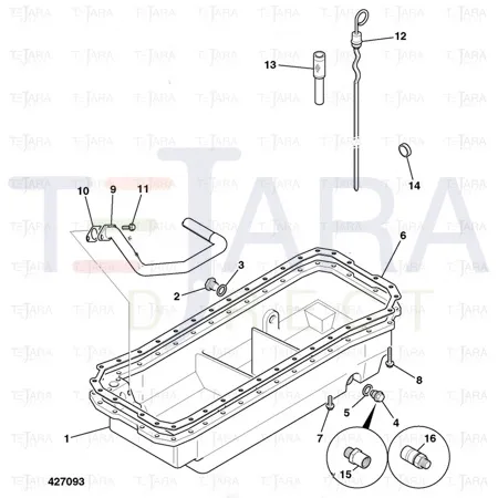 JCB Part No.# 02/910295, PLUG - JCB Spare Parts