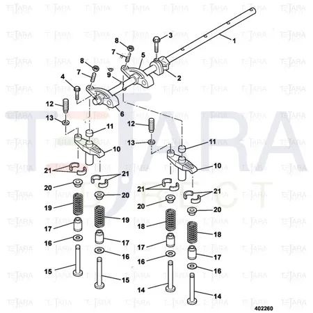 JCB Part No.# 02/802700, Seal valve stem - JCB Spare Parts