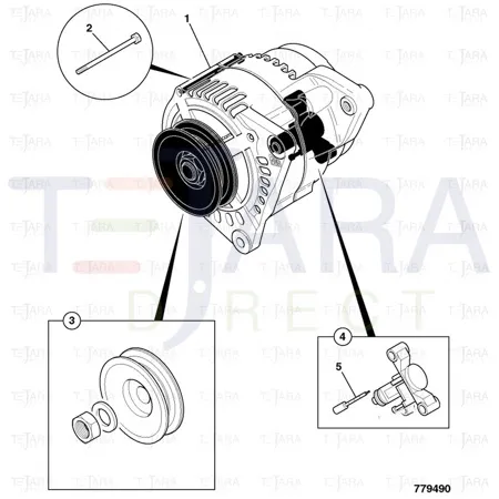 JCB Part No.# 714/40314, Kit-brush - JCB Spare Parts