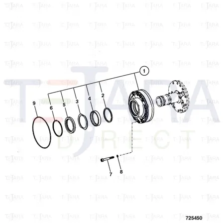 JCB Part No.# 828/10171, ORING - JCB Spare Parts