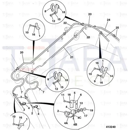 JCB Part No.# JSJ0073, ELBOW - JCB Spare Parts