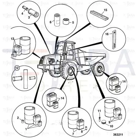 JCB Part No.# 02/910970, ELEMENT - JCB Spare Parts