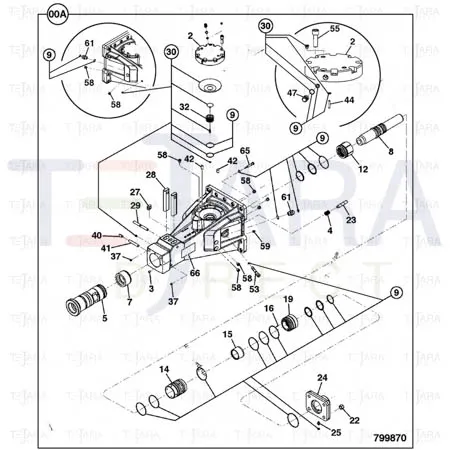 JCB Part No.# 331/55958, Pin parallel - JCB Spare Parts