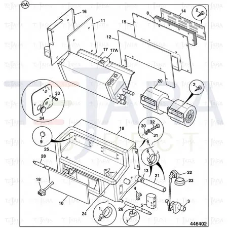 JCB Part No.# 923/10121, VALVE WATER - JCB Spare Parts