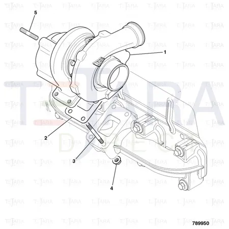 JCB Part No.# 320/06071, TURBO 120kW(763886-0001) - JCB Spare Parts