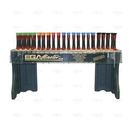 DISPLAY OF 100 SCREWDRIVERS MICROTRONIC - EGA Master