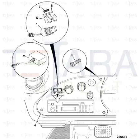 JCB Part No.# 701/42700, SWITCH - JCB Spare Parts