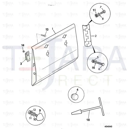 JCB Part No.# 828/00405, BONNET & LIGHT STOP - JCB Spare Parts