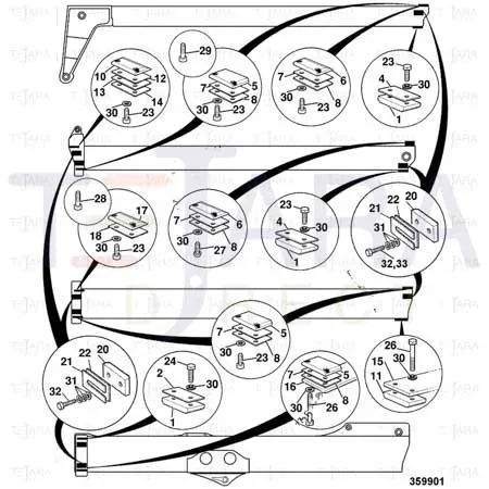 JCB Part No.# 331/36055, WEAR PAD SHIM 1.6 - JCB Spare Parts