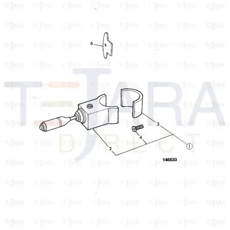 JCB Part No.# 701/80144, COLUMN SWITCH - JCB Spare Parts