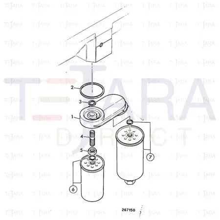 JCB Part No.# 02/910154, ADAPTOR - JCB Spare Parts