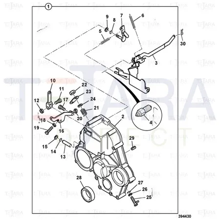 JCB Part No.# 02/634113, CASE - JCB Spare Parts