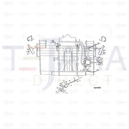 JCB Part No.# 811/30070, Fork Shaft - JCB Spare Parts