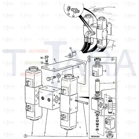 JCB Part No.# 35/901902, Coil Solenoid, round 54mm x 45mm 19.2mm - JCB Spare Parts