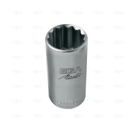 SOCKET WRENCH 1/4" - 14 MM LONG SERIE (12 EDGES) - EGA Master