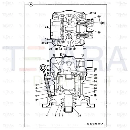 JCB Part No.# LMM0335, PLATE RETURN - JCB Spare Parts