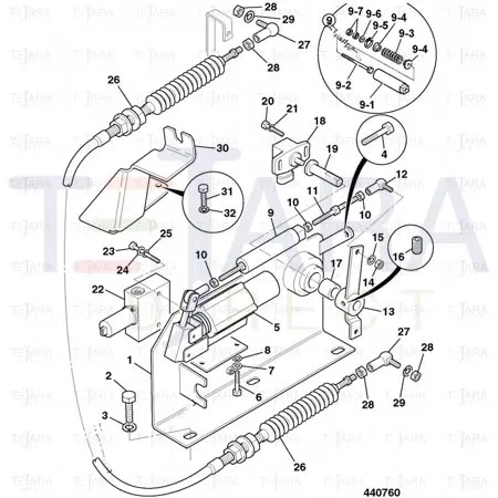 JCB Part No.# 1390/0412Z, GRUB SCREW M10X50 - JCB Spare Parts