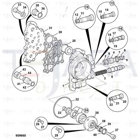 JCB Part No.# 332/C5238, Gasket - JCB Spare Parts