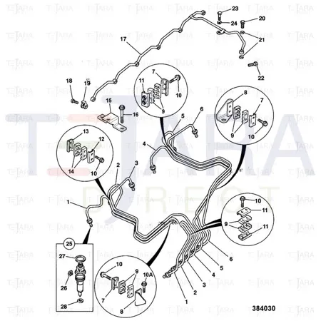 JCB Part No.# 02/910244, WASHER - JCB Spare Parts