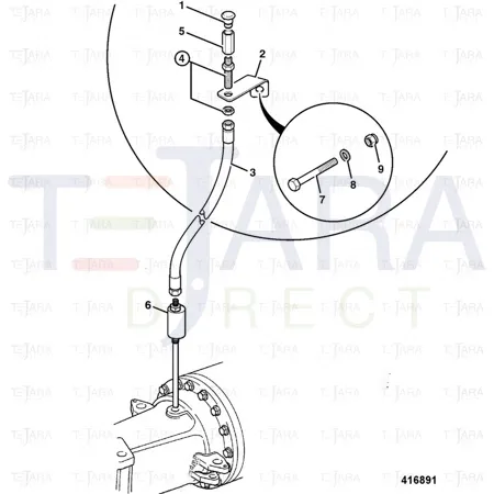 JCB Part No.# 32/925382, Breather axle - JCB Spare Parts