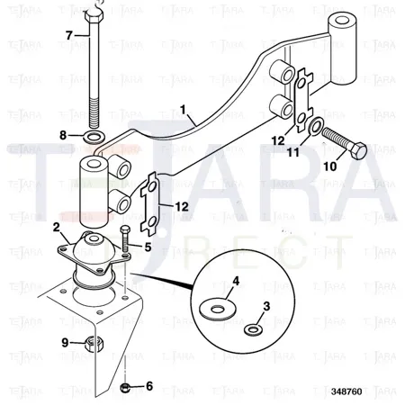 JCB Part No.# 265/01984, WASHER - JCB Spare Parts