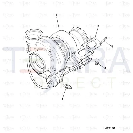 JCB Part No.# 02/911918, Gasket - JCB Spare Parts