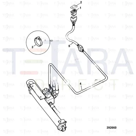 JCB Part No.# 701/58842, (W) (P) DECAL - SRS SWITCH - JCB Spare Parts