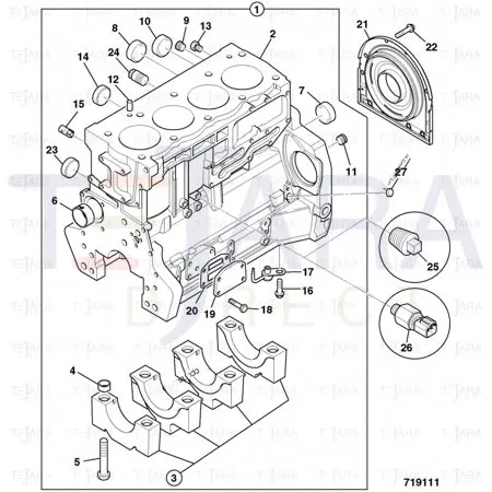JCB Part No.# 02/202902, PLUG - JCB Spare Parts