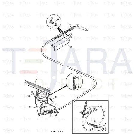 JCB Part No.# 910/45500, CABLE - JCB Spare Parts