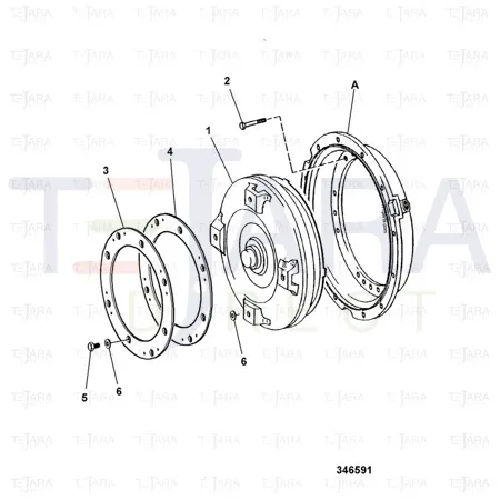 JCB Part No.# 332/C1651, Converter torque - JCB Spare Parts