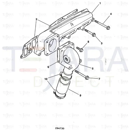 JCB Part No.# 02/201855, GASKET - JCB Spare Parts