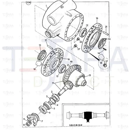 JCB Part No.# 808/00251, LINER BUSH - JCB Spare Parts