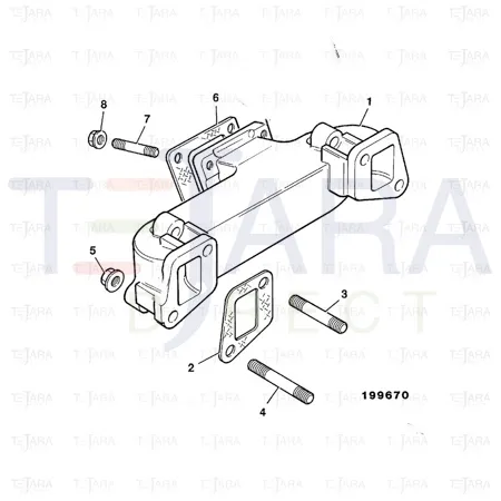 JCB Part No.# 02/200501, GASKET - JCB Spare Parts