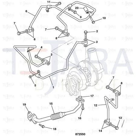JCB Part No.# 02/802175, Bolt - JCB Spare Parts