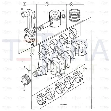 JCB Part No.# 02/201808, THIMBLE - JCB Spare Parts