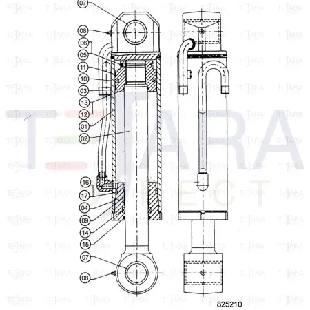 JCB Part No.# 550/40899, BUSH (ARM BOOM CY - JCB Spare Parts